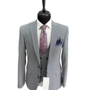 Costum bărbătesc Amalfi slim fit texturat