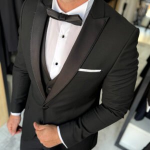 Alternative view of Costum bărbătesc de ceremonie Bruno slim fit