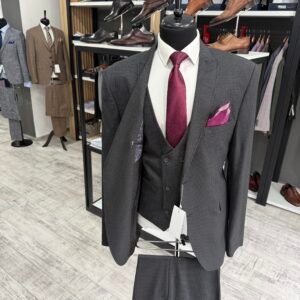 Alternative view of Costum bărbătesc Brescia slim fit