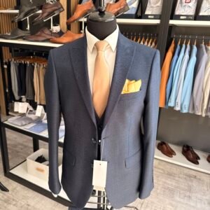 Costum bărbătesc Alexander navy blue slim fit