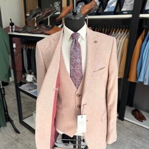 Alternative view of Costum bărbătesc James roz deschis slim fit