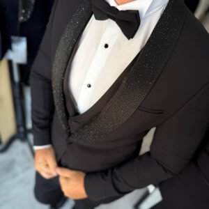 Alternative view of Costum bărbătesc de ceremonie Luca slim fit