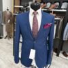 Costum bărbătesc Sorento albastru slim fit