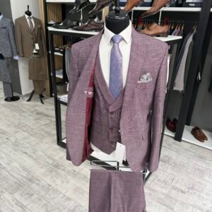 Alternative view of Costum bărbătesc Monteverro albastru slim fit