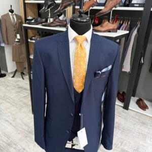 Costum bărbătesc Dante bleumarin slim fit