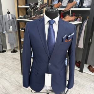 Costum bărbătesc Lucca bleumarin slim fit
