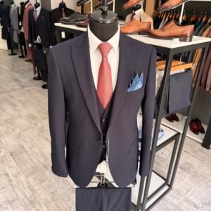 Costum bărbătesc Christian bleumarin slim fit