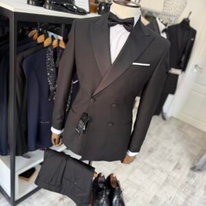 Alternative view of Costum bărbătesc de ceremonie Ricardo double-breasted slim fit