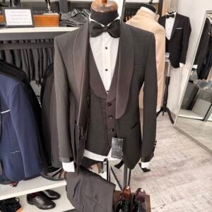 Alternative view of Costum bărbătesc de ceremonie Roberto slim fit
