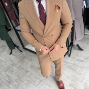 Costum bărbătesc Benjamin double-breasted slim fit