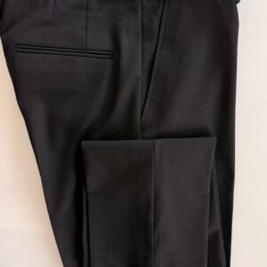 Pantaloni Negri cu Ajustare Laterală – Modern Fit