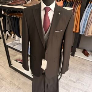 Costum bărbătesc Austin negru slim fit