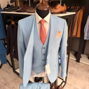 Alternative view of Costum bărbătesc Jack albastru slim fit